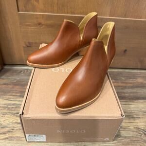 Nisolo Ankle Boot Leather size 9 Brandy